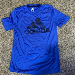Blue Adidas shirt